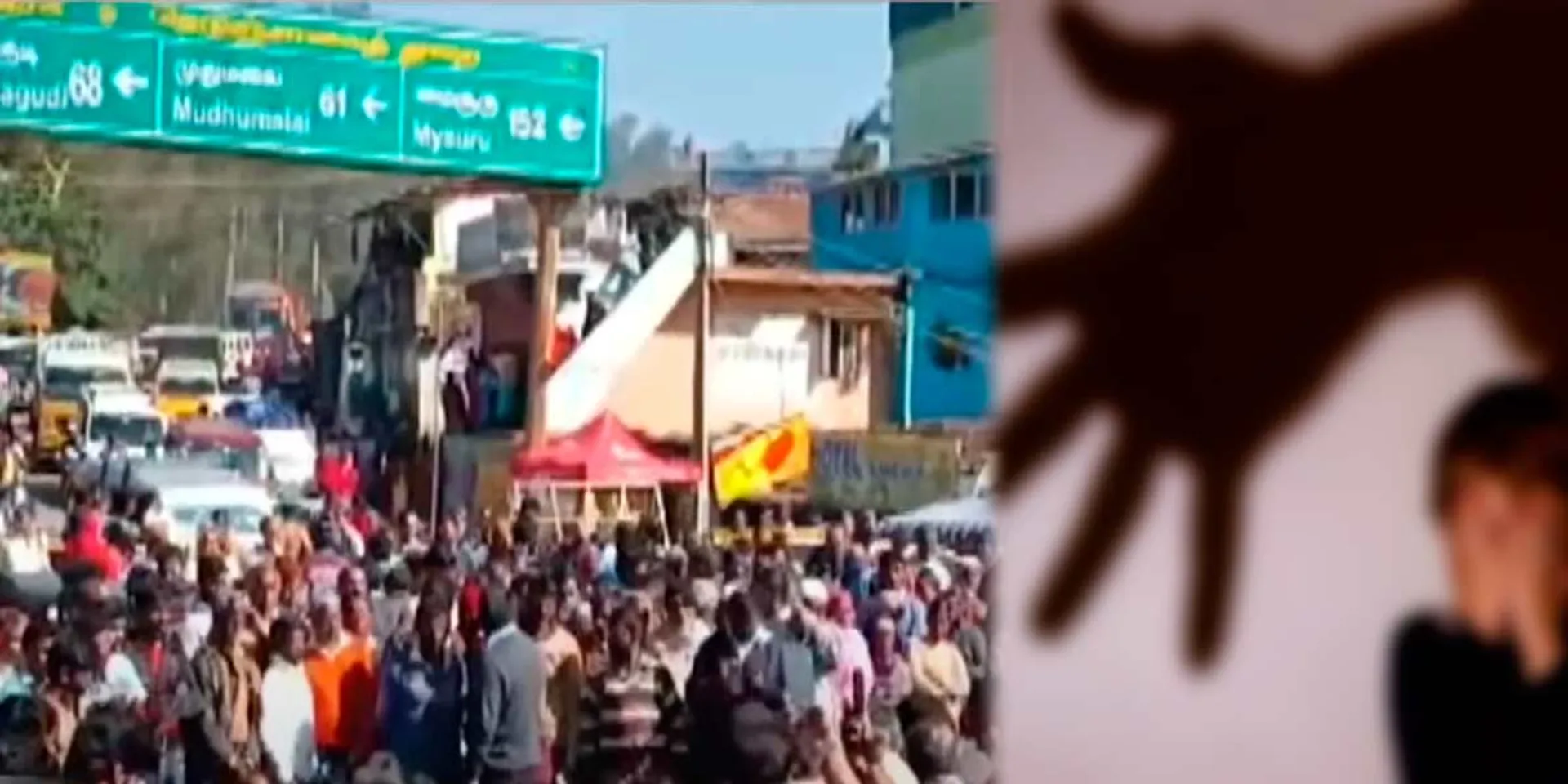  'yesterday was 3 years old... today the girl is 9 years old...'-People block the road demanding the arrest of the youth 