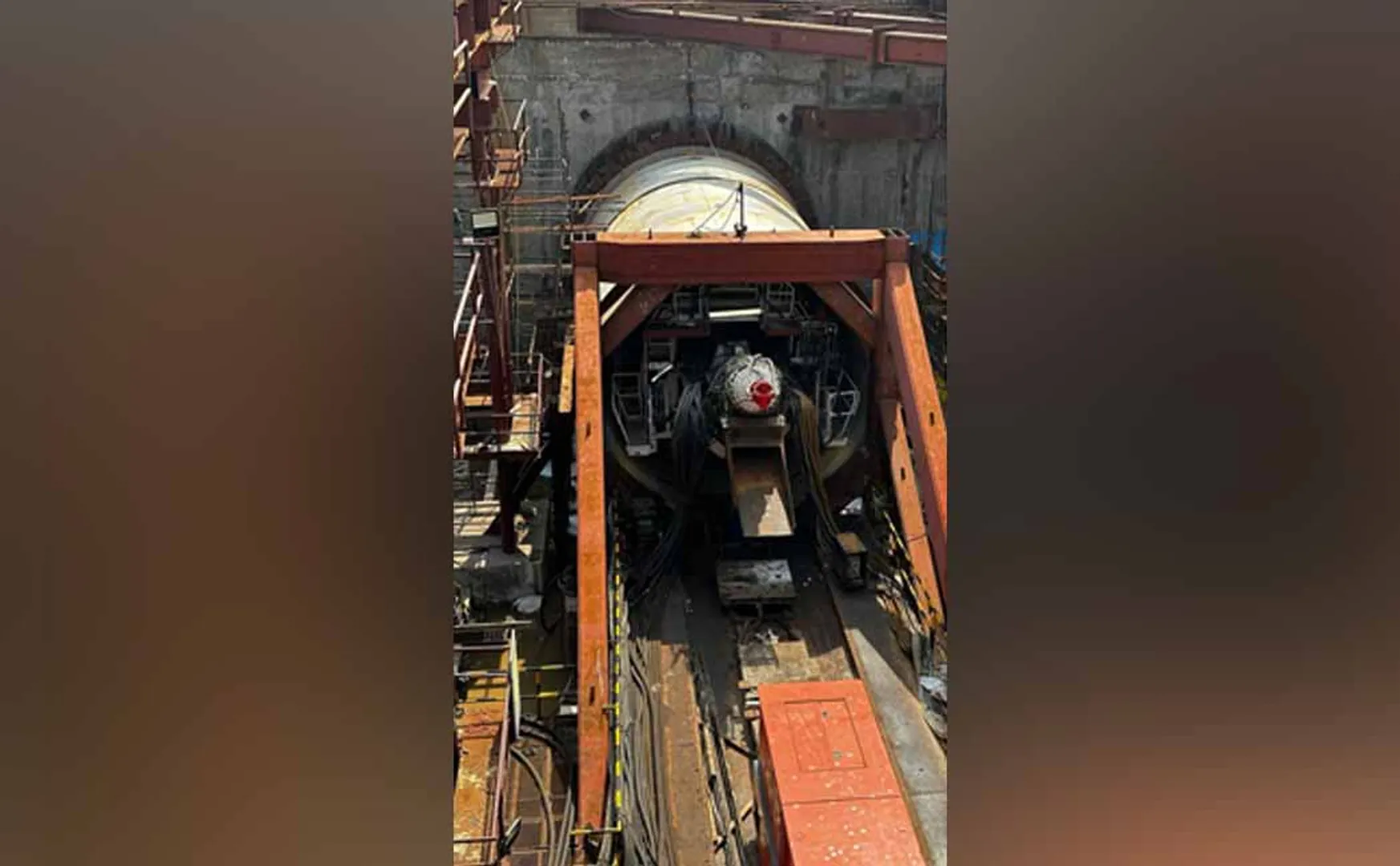 Phase 2 Metro Rail Project; The 'Eagle' machine that started the work