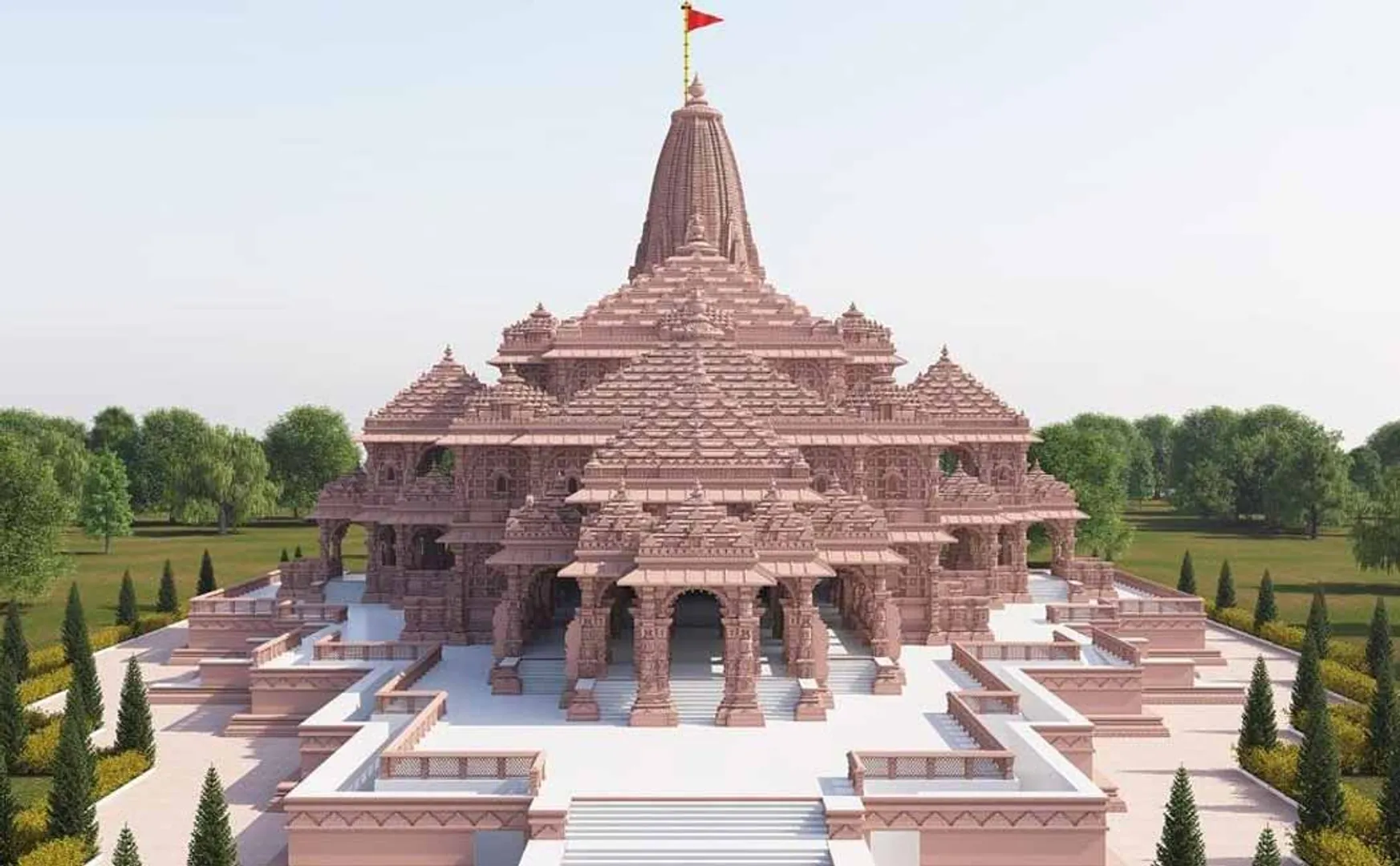 Inauguration of Ram Temple in Ayodhya; Notice of half day holiday