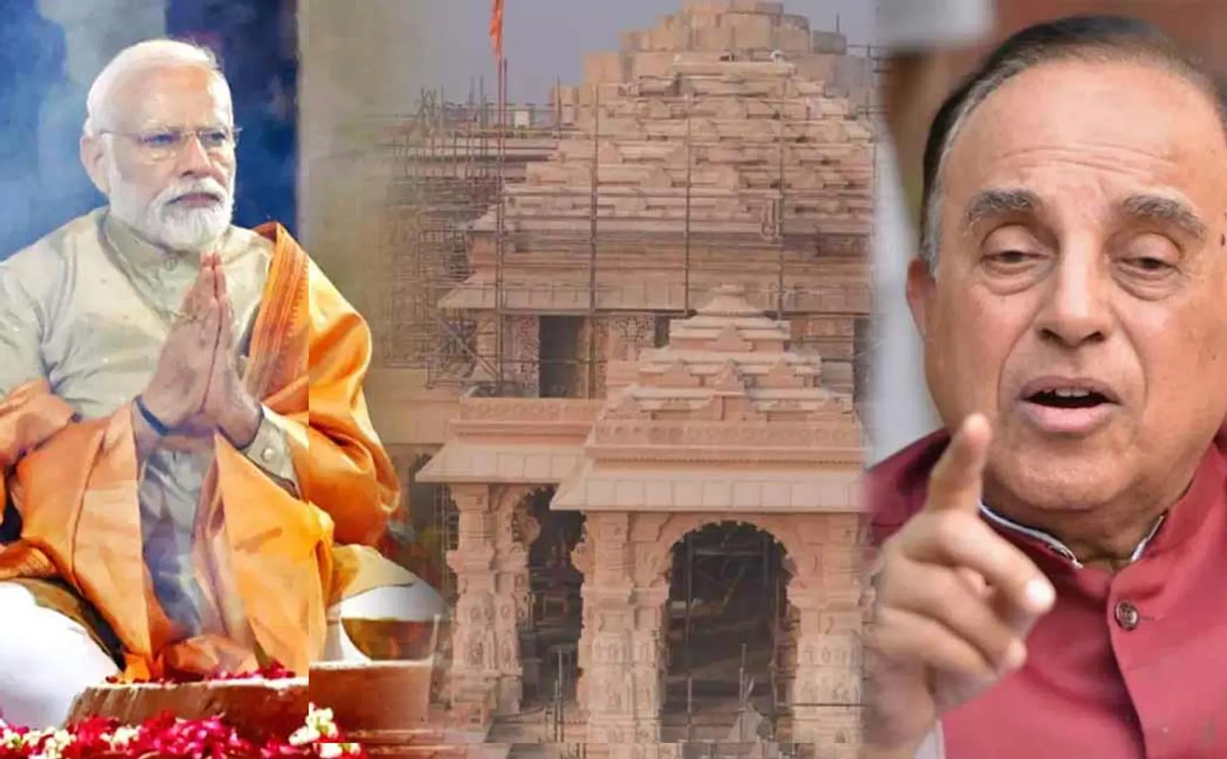 Subramanian Swamy has said that Modi's contribution in the construction of Ram temple is zero