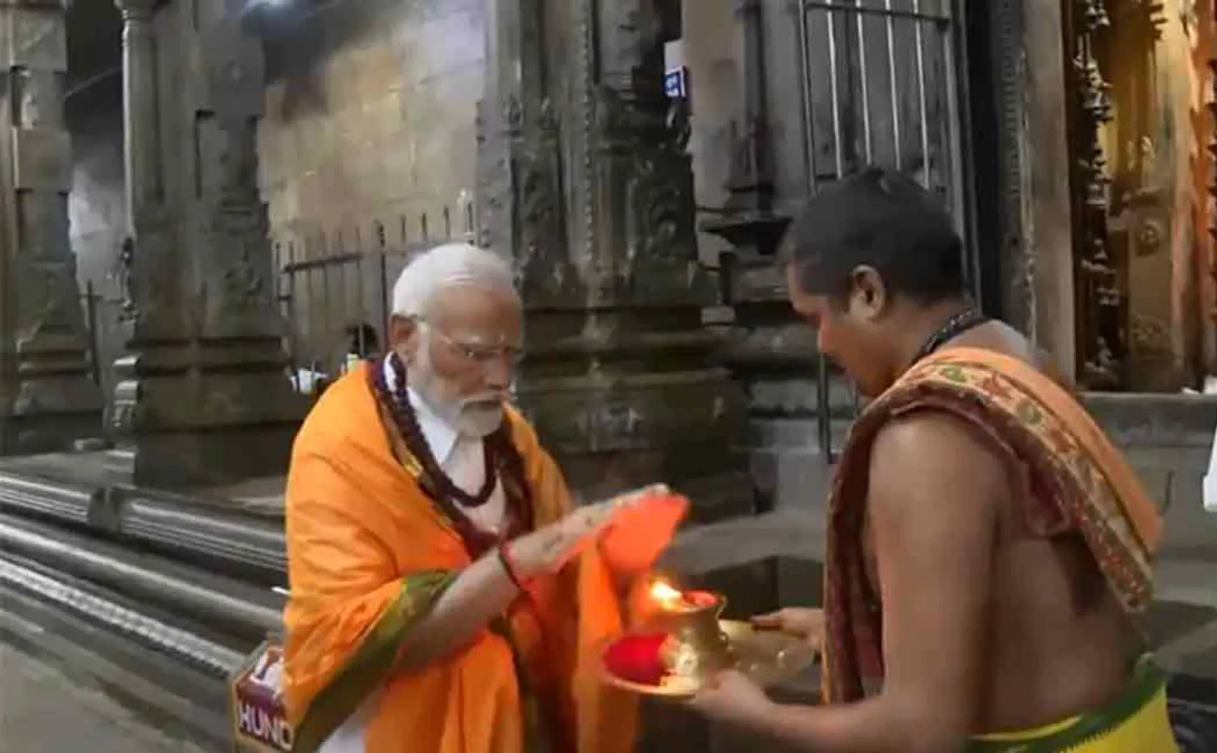 Prime Minister Modi's Darshan at Rameswaram Temple