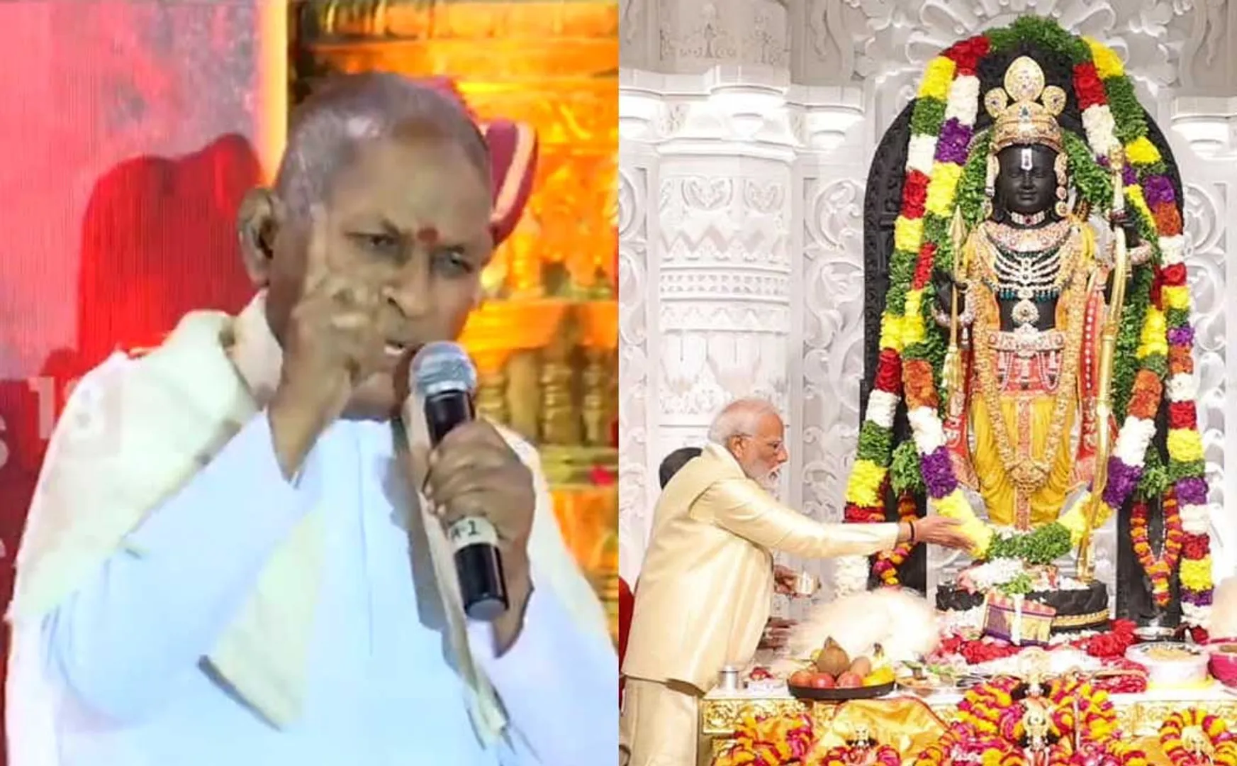 ilaiyaraaja about pm modi regards ramar temple opening 