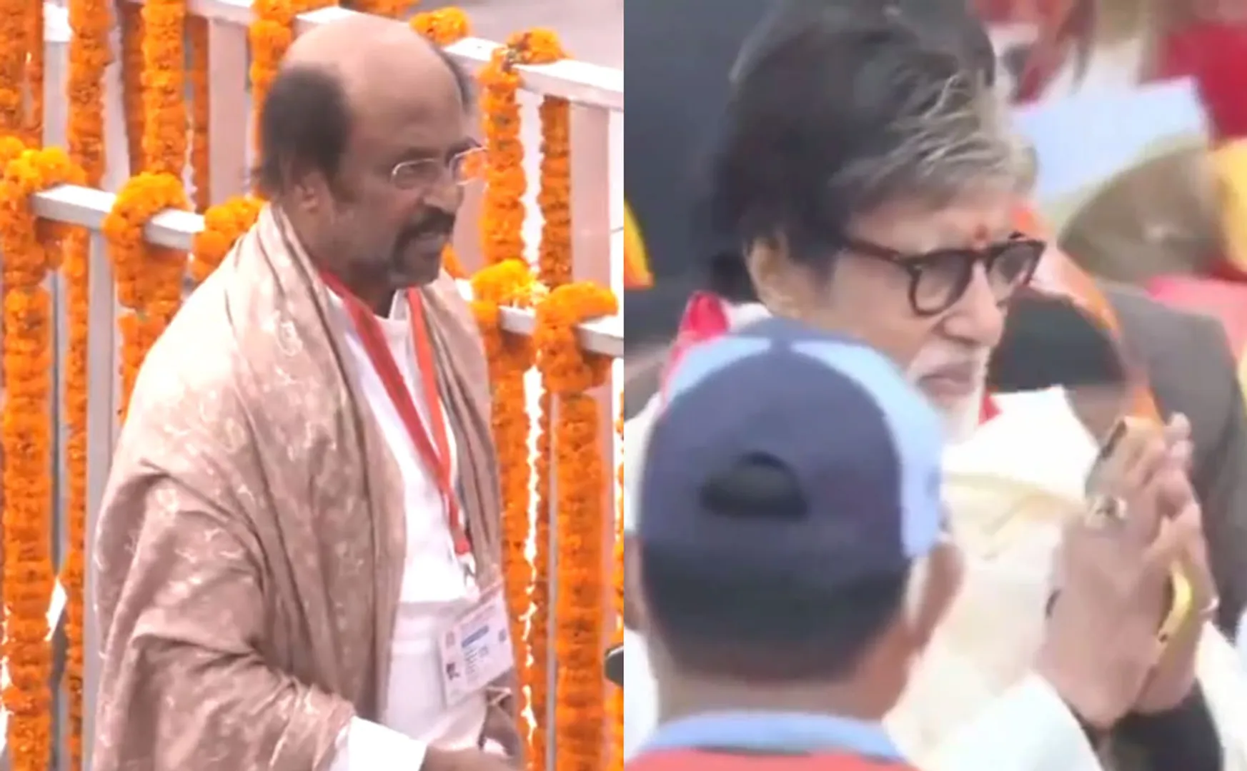 rajini in ramar temple opening ceremony 