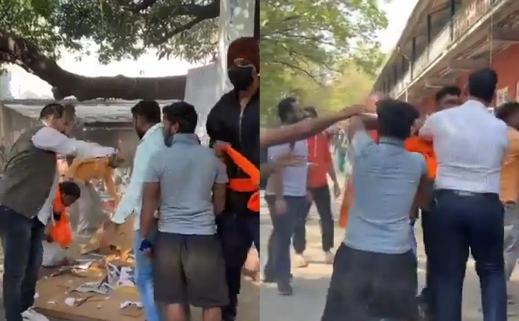 pune ftii  campus beaten by right wing parties regards ramar issue 