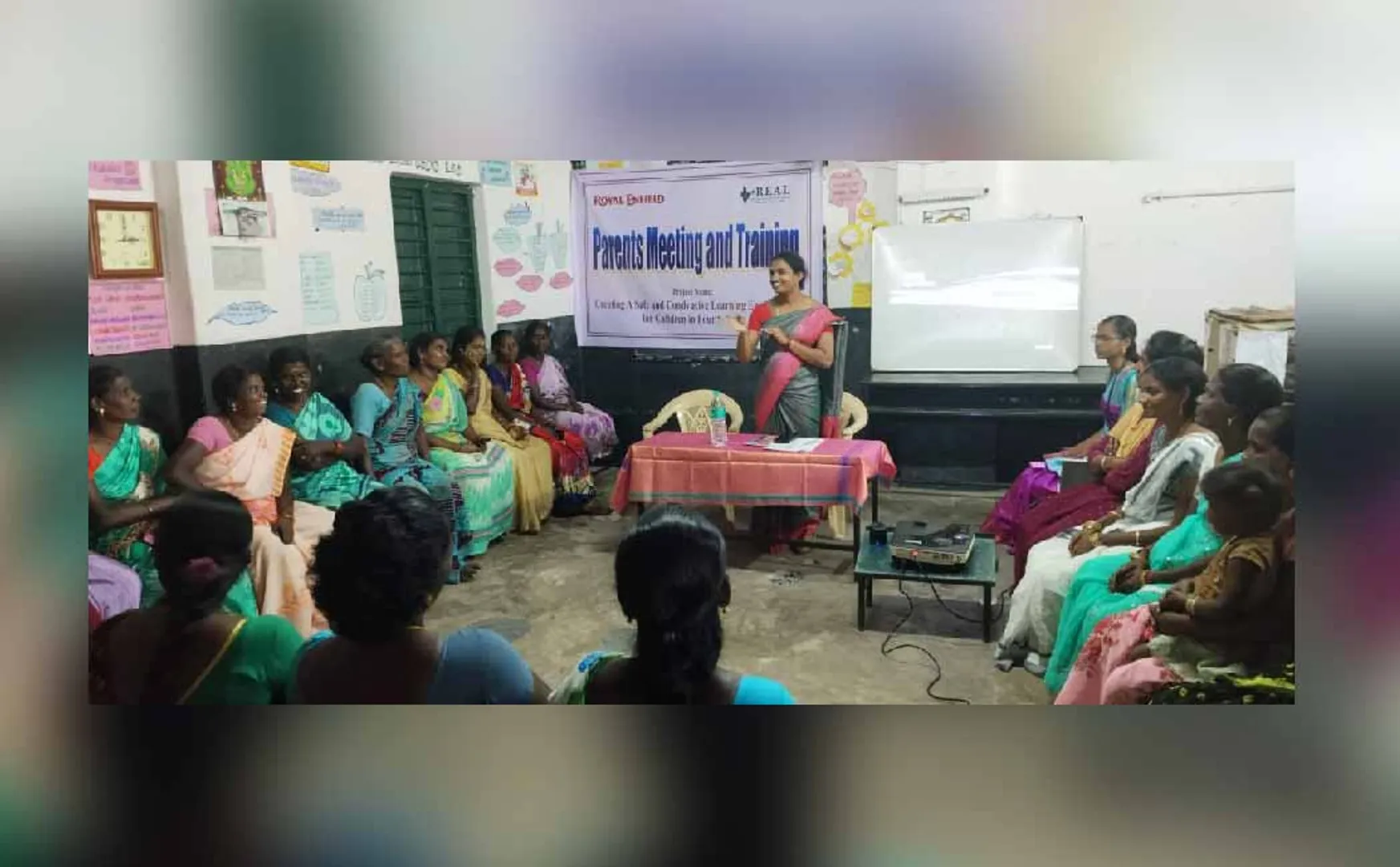 Royal Enfield company organized the awareness program