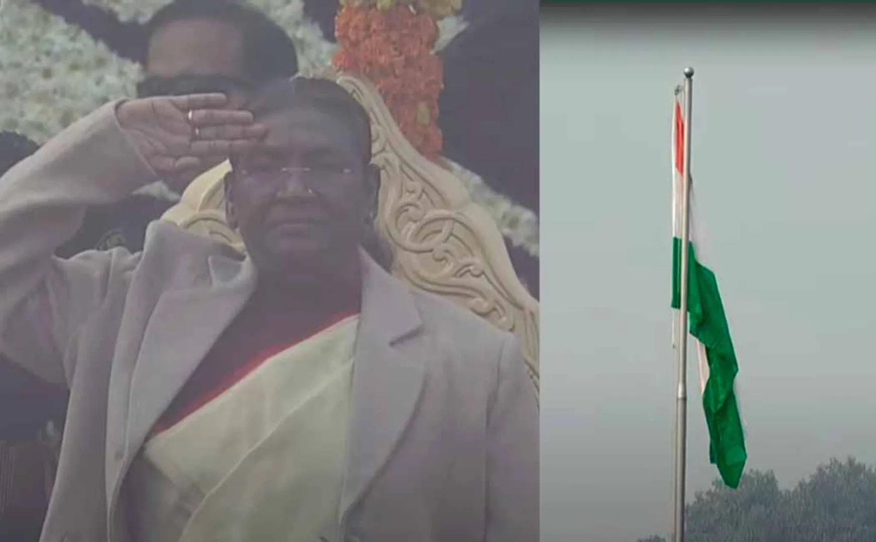 The President hoisted the national flag in Delhi