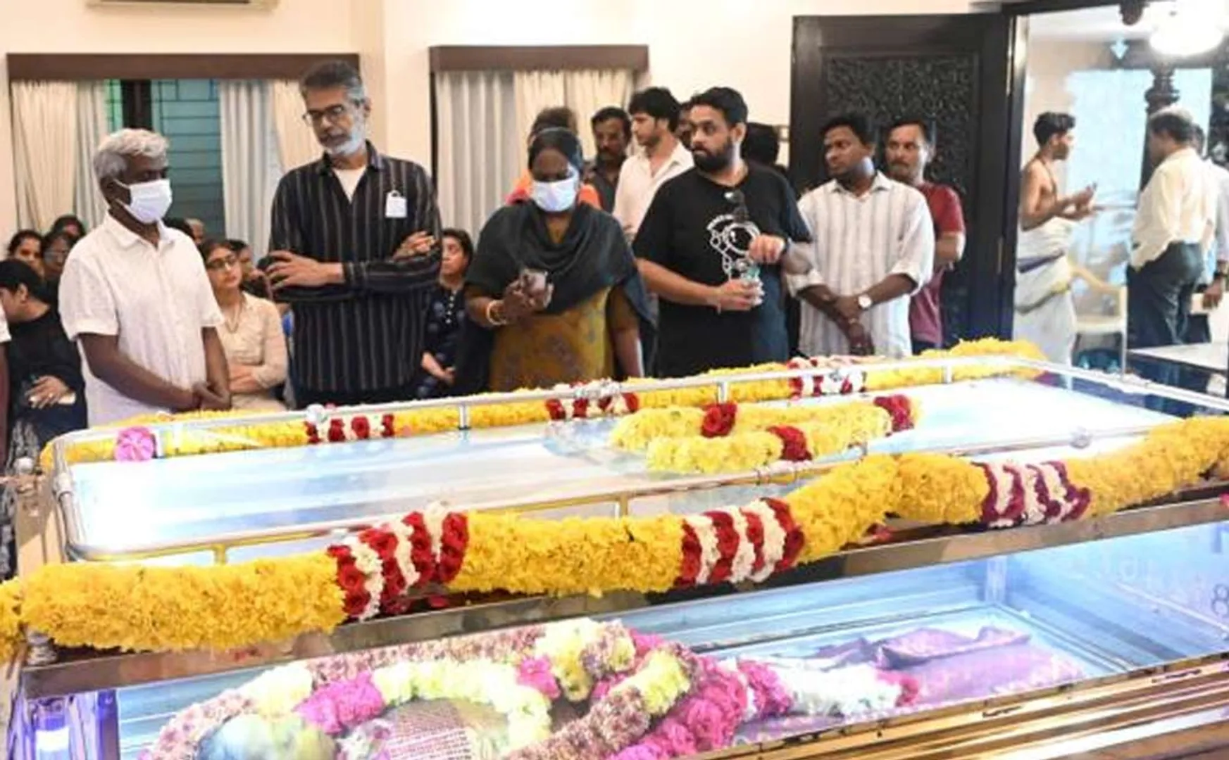 Funeral for singer Bhavatharini in Theni
