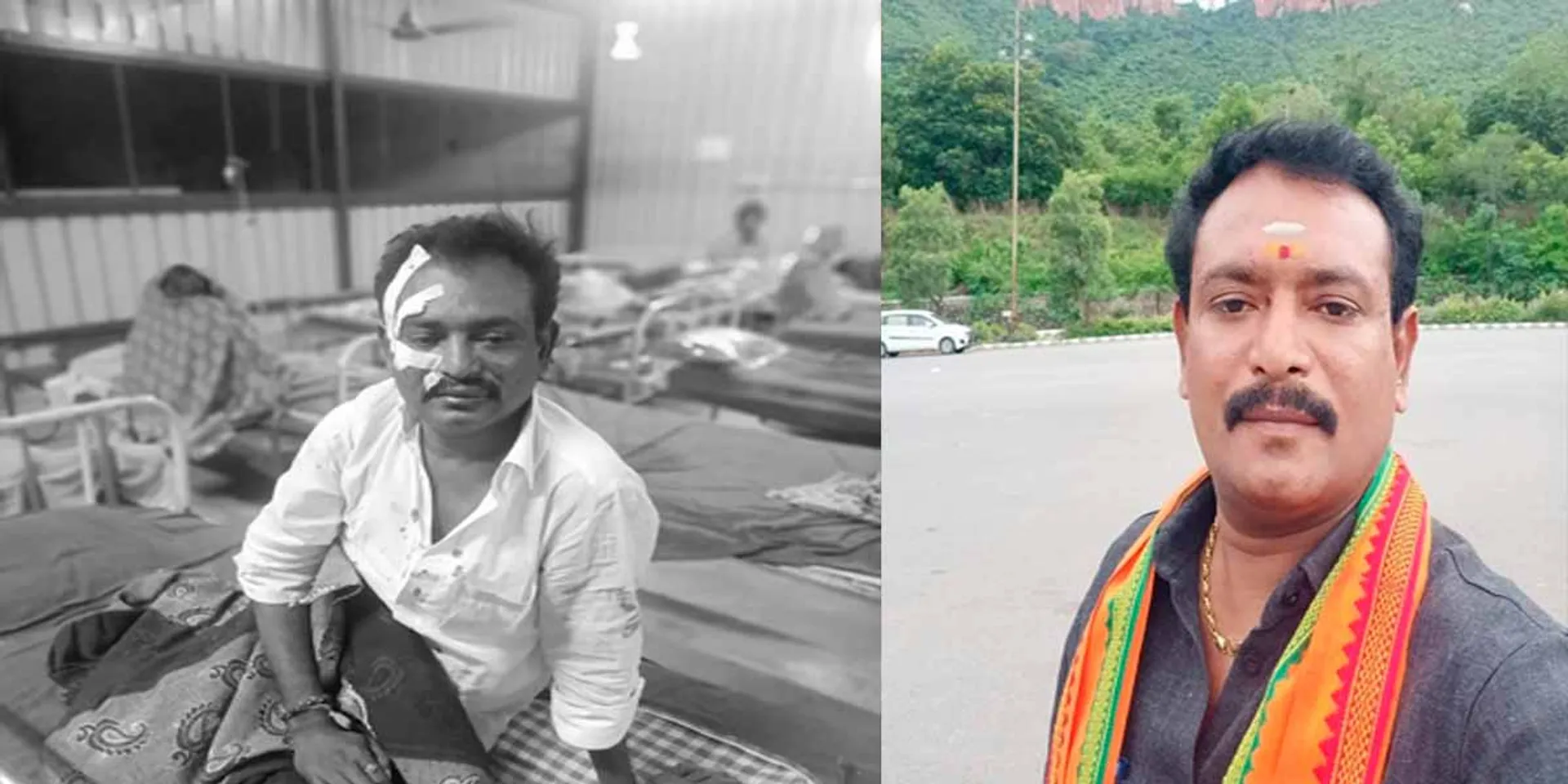 'Jai Shri Ram' where he came to eat; BJP executive's skull fractured