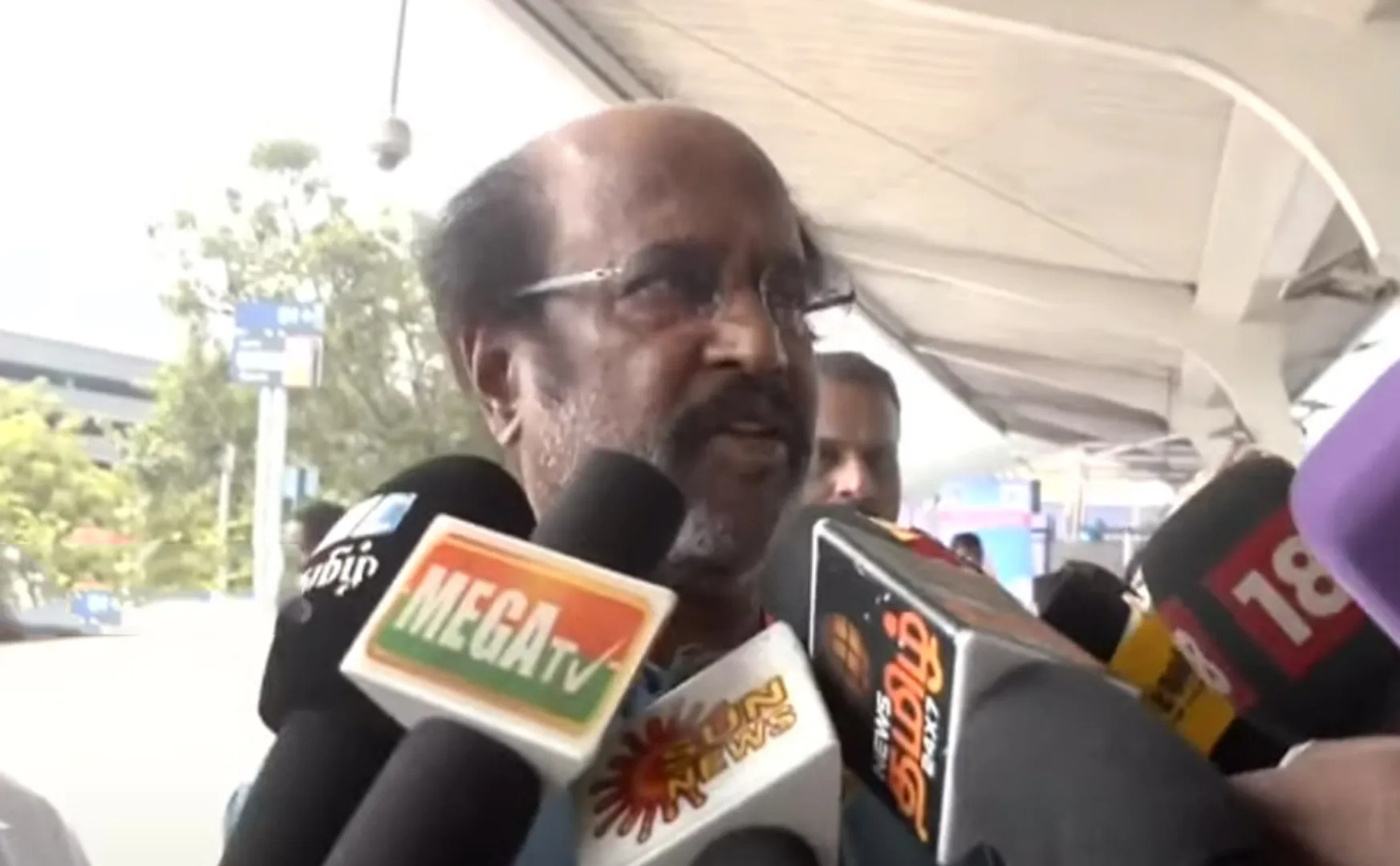 rajini about aishwarya sanghi speech 