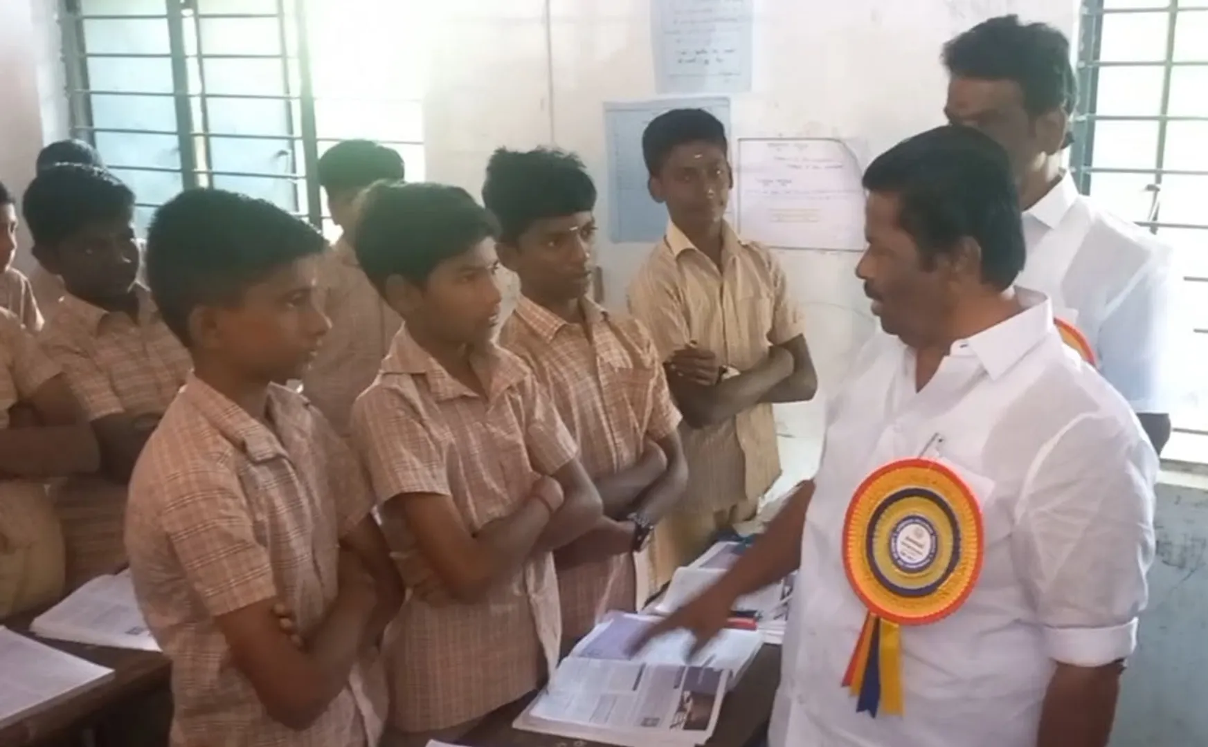 Students lose self-esteem if they don't wear shoes says mla anbazhagan
