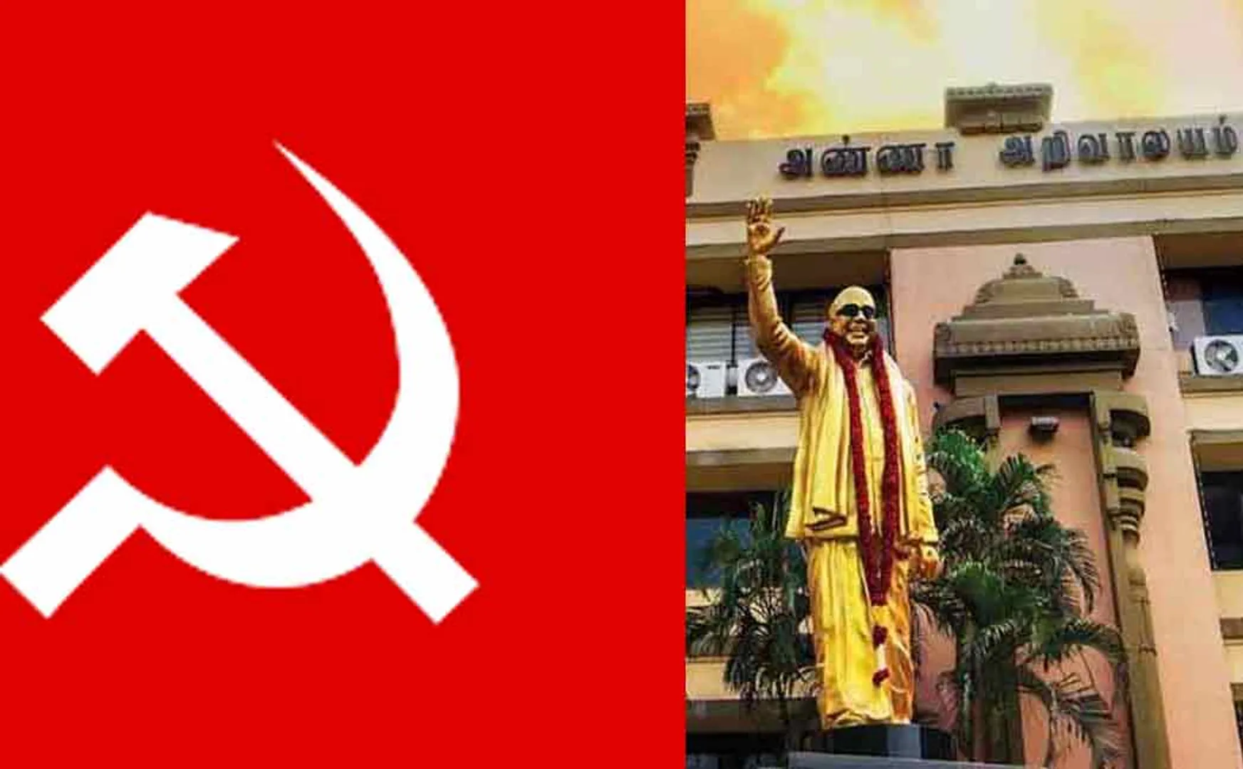 mp election seat allocation Talks between DMK and CPI