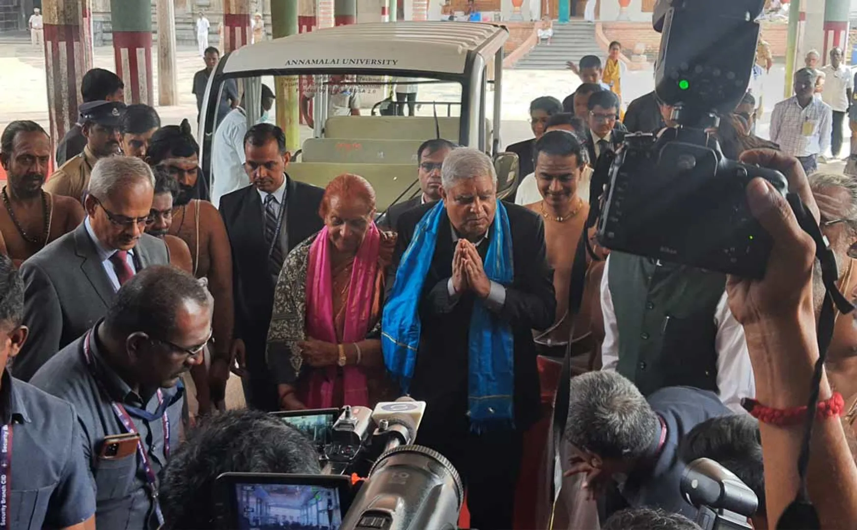 Vice President visit to Purnagiri temple canceled due to Nakkeeran news