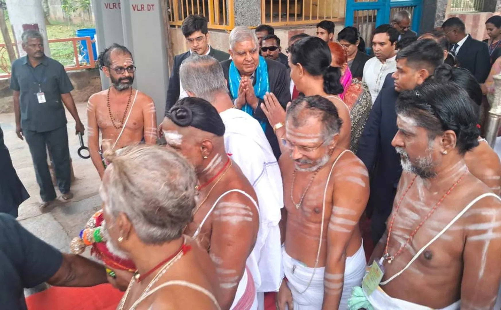 mention of Vice President bharat in the Nataraja Temple is now controversial
