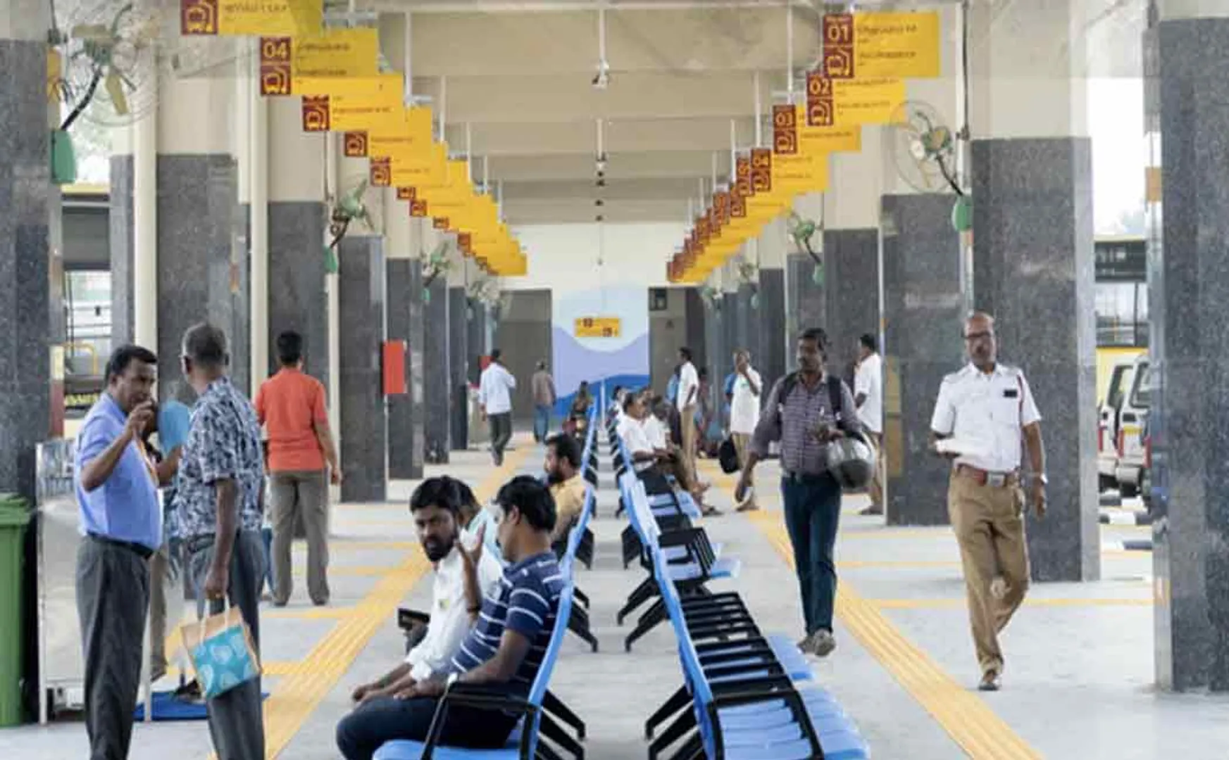 kilampakkam Bus Station Platform Numbers for Buses Notification!