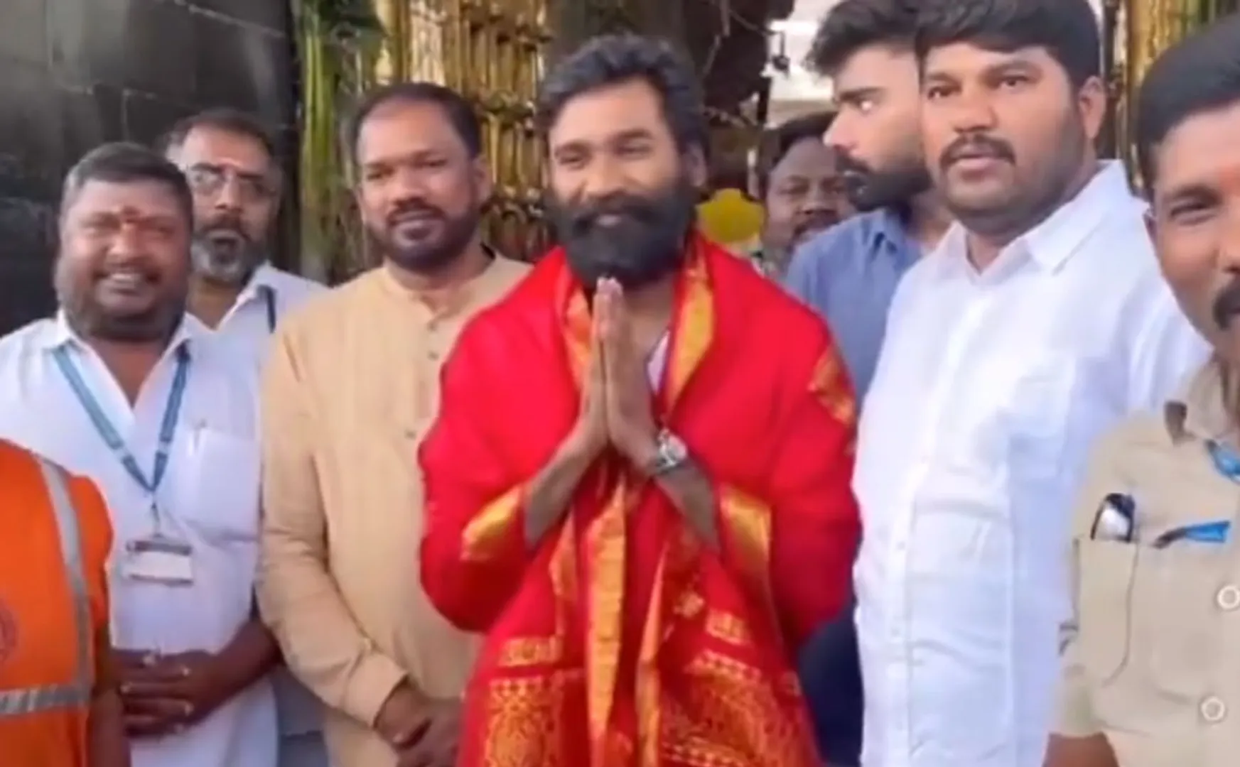 dhanush in Tirupati