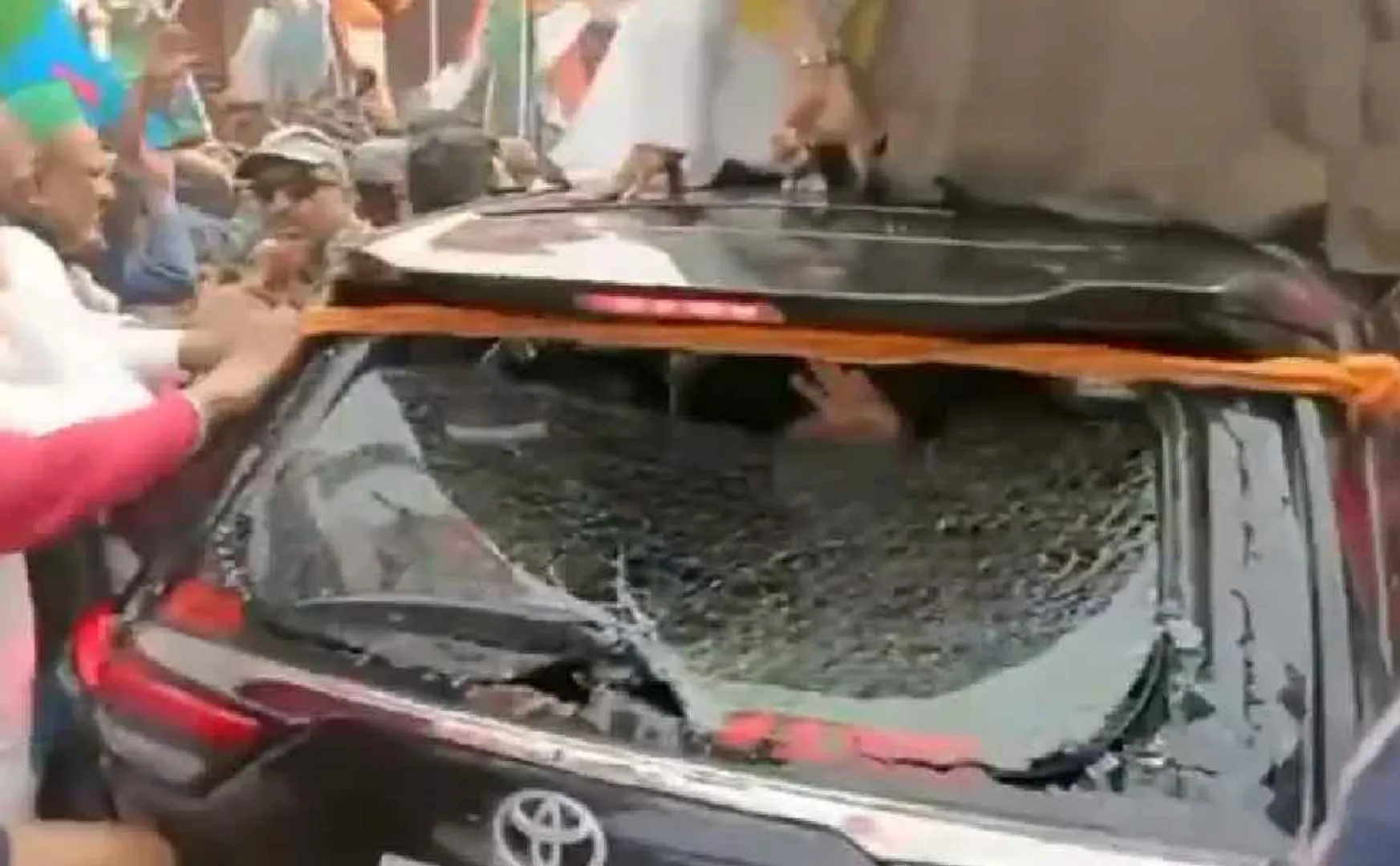 Rahul Gandhi's car issue in west bengal 