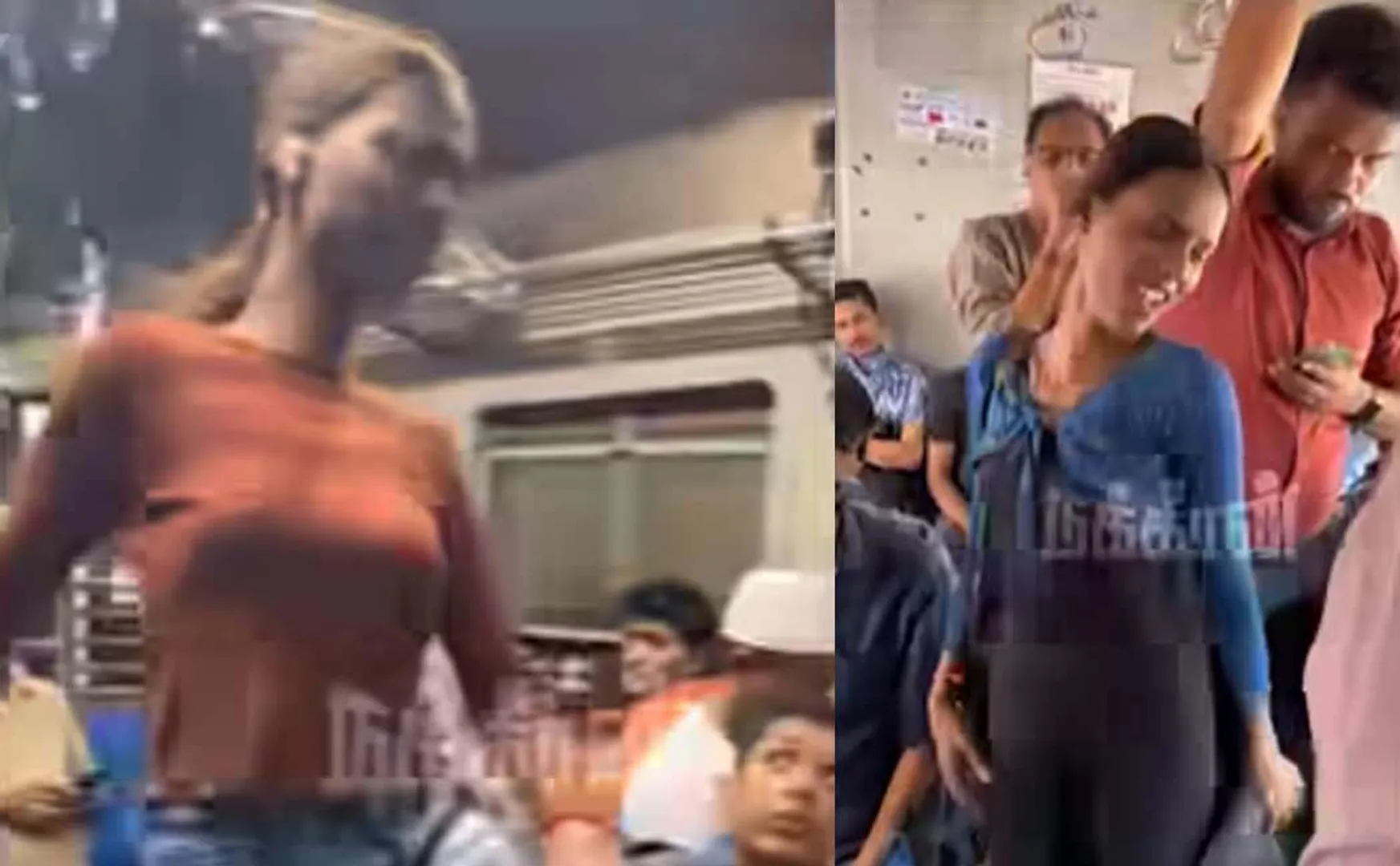 railway police warned the woman who made the train Instagram reels