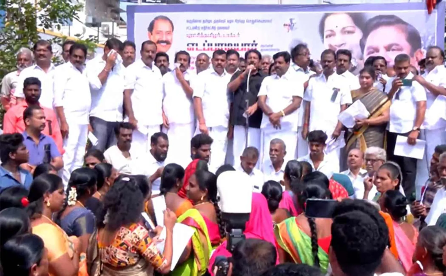 DMK MLA son-in-law beating student, AIADMK struggle