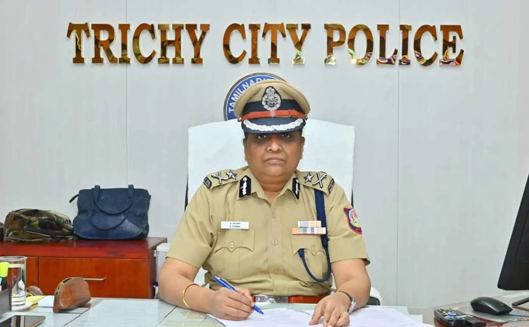 Trichy Commissioner who replaced the special force that was involved smuggling of cannabis