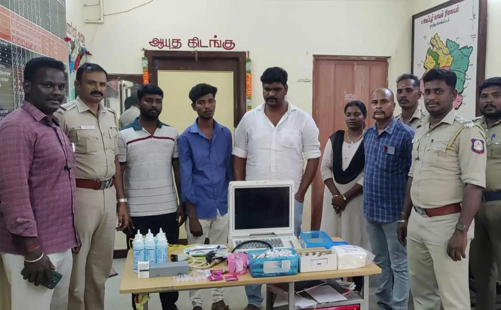 4 arrested for running illegal mobile abortion center