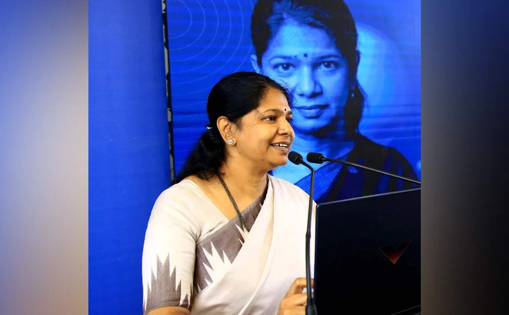 Anyone can enter politics in a democratic country Kanimozhi MP