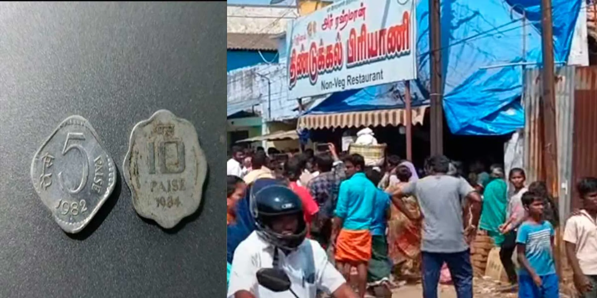  '5 paisa offer biryani'-shopkeeper closes shutters as crowd gathers