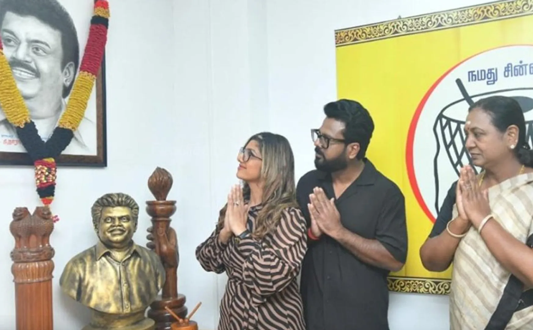 rambha Tribute to vijayakanth 