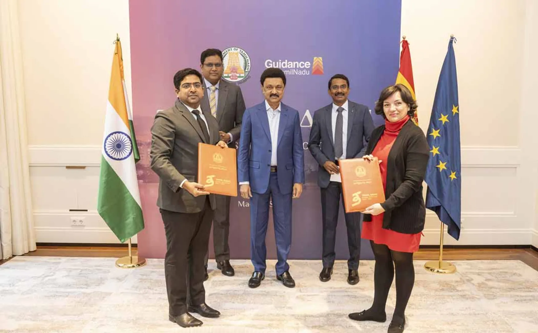 The successful Spain tour ends today CM MK Stalin