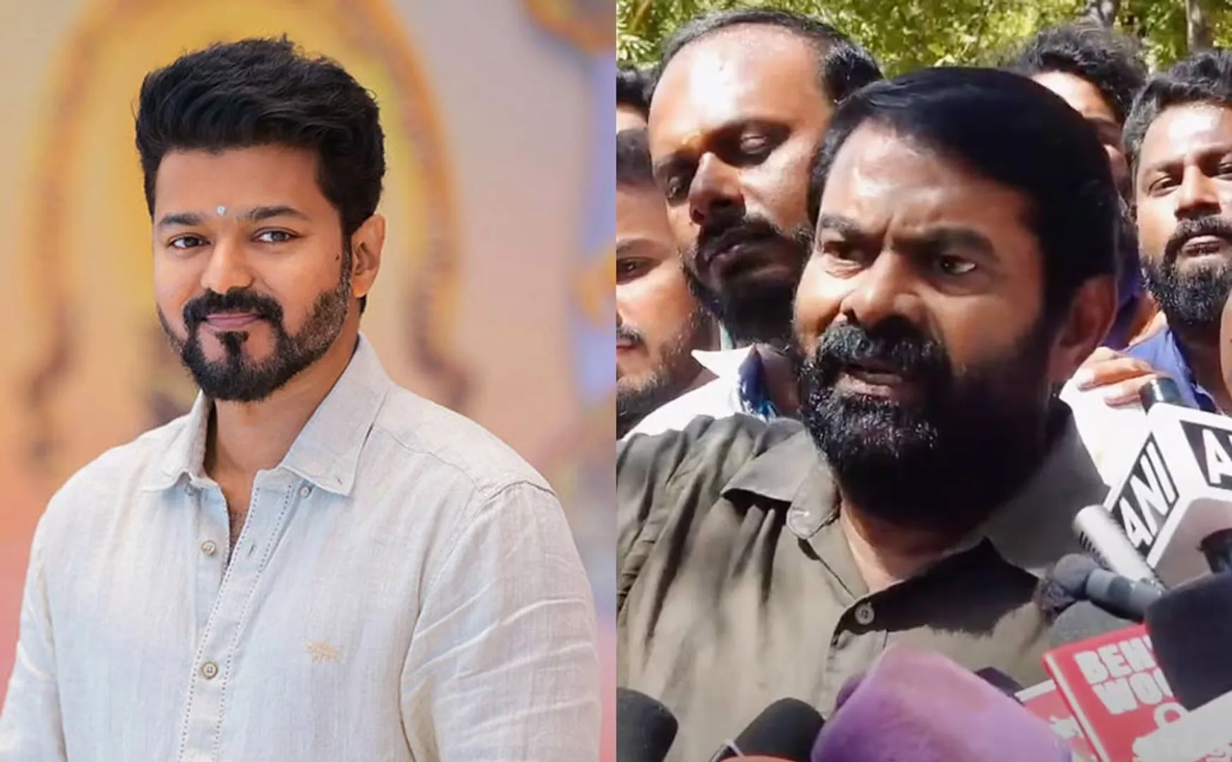 seeman about alliance with vijay political party tvk 