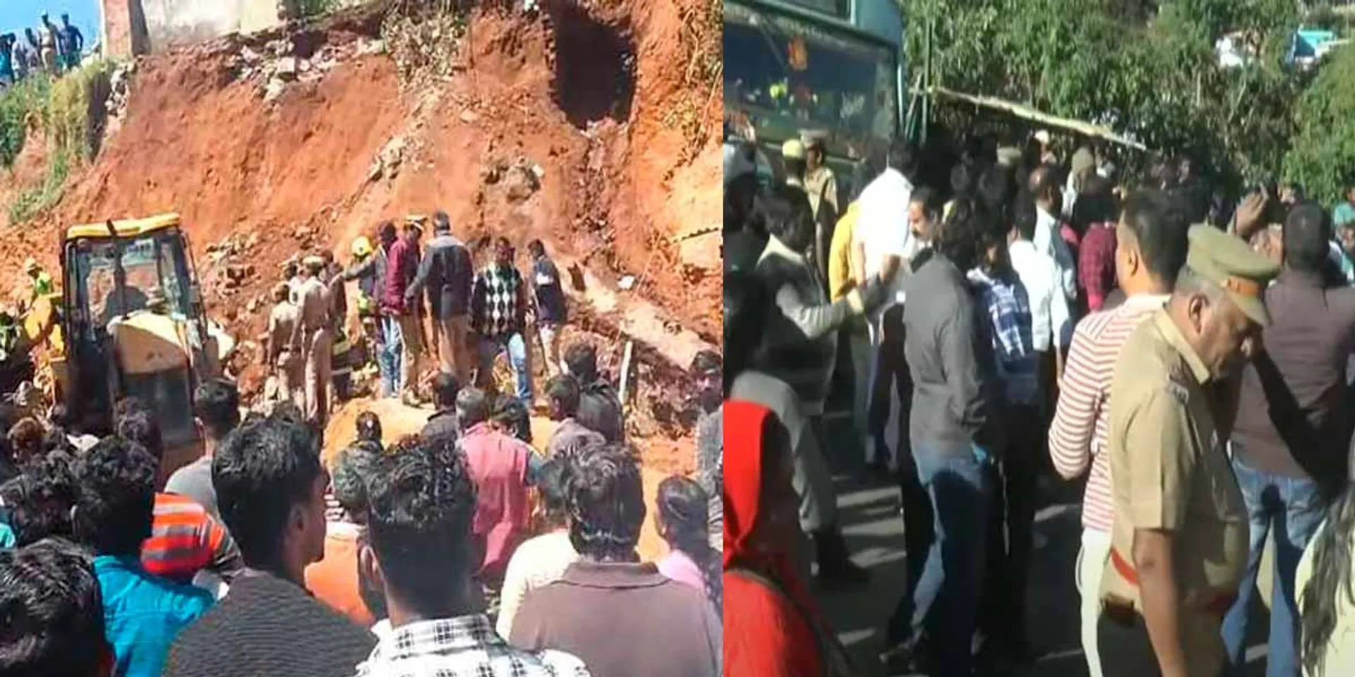 landslide accident; Case registered against three persons