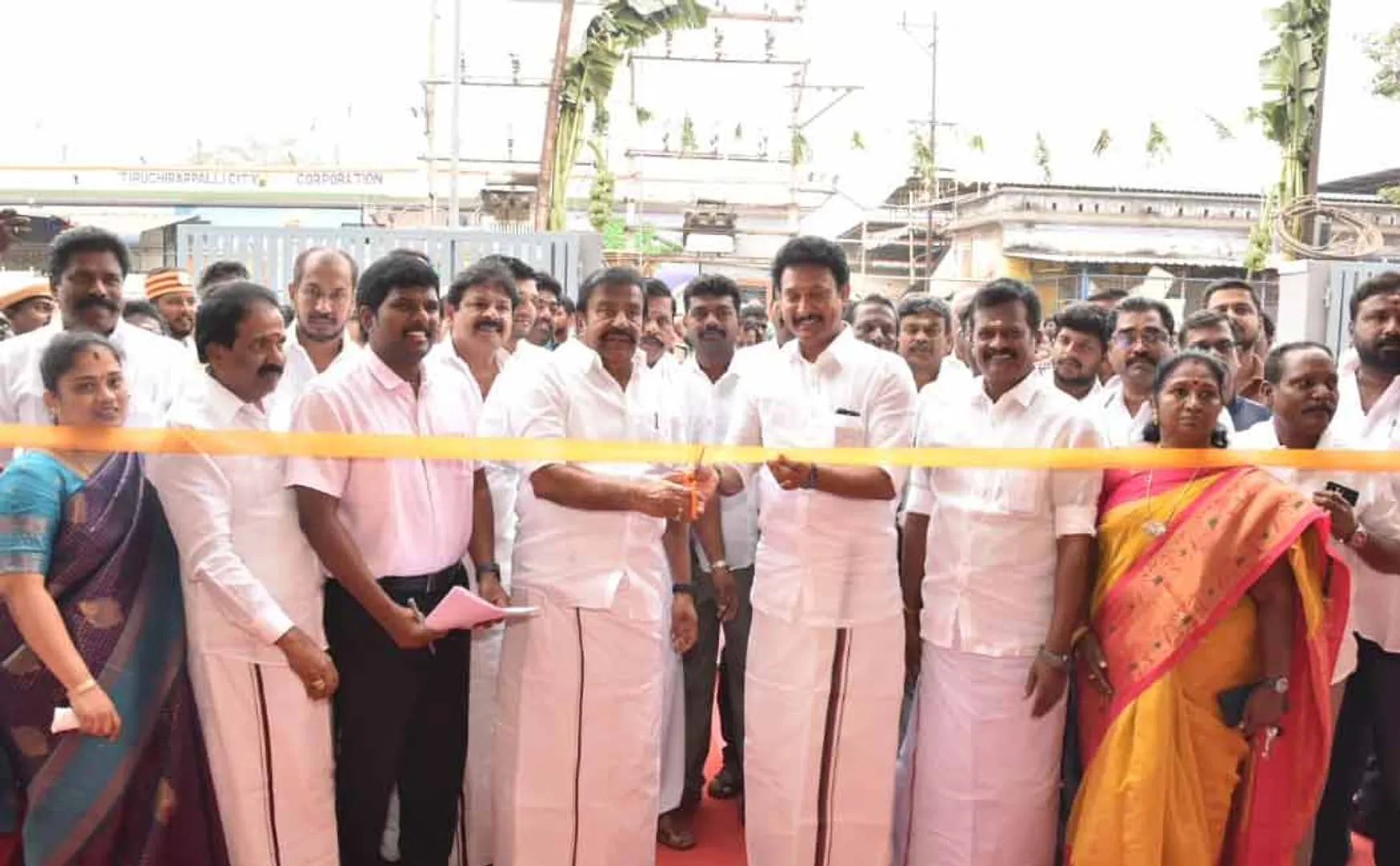 Opening of Trichy Gandhi Market Fish and Meat Store Mall