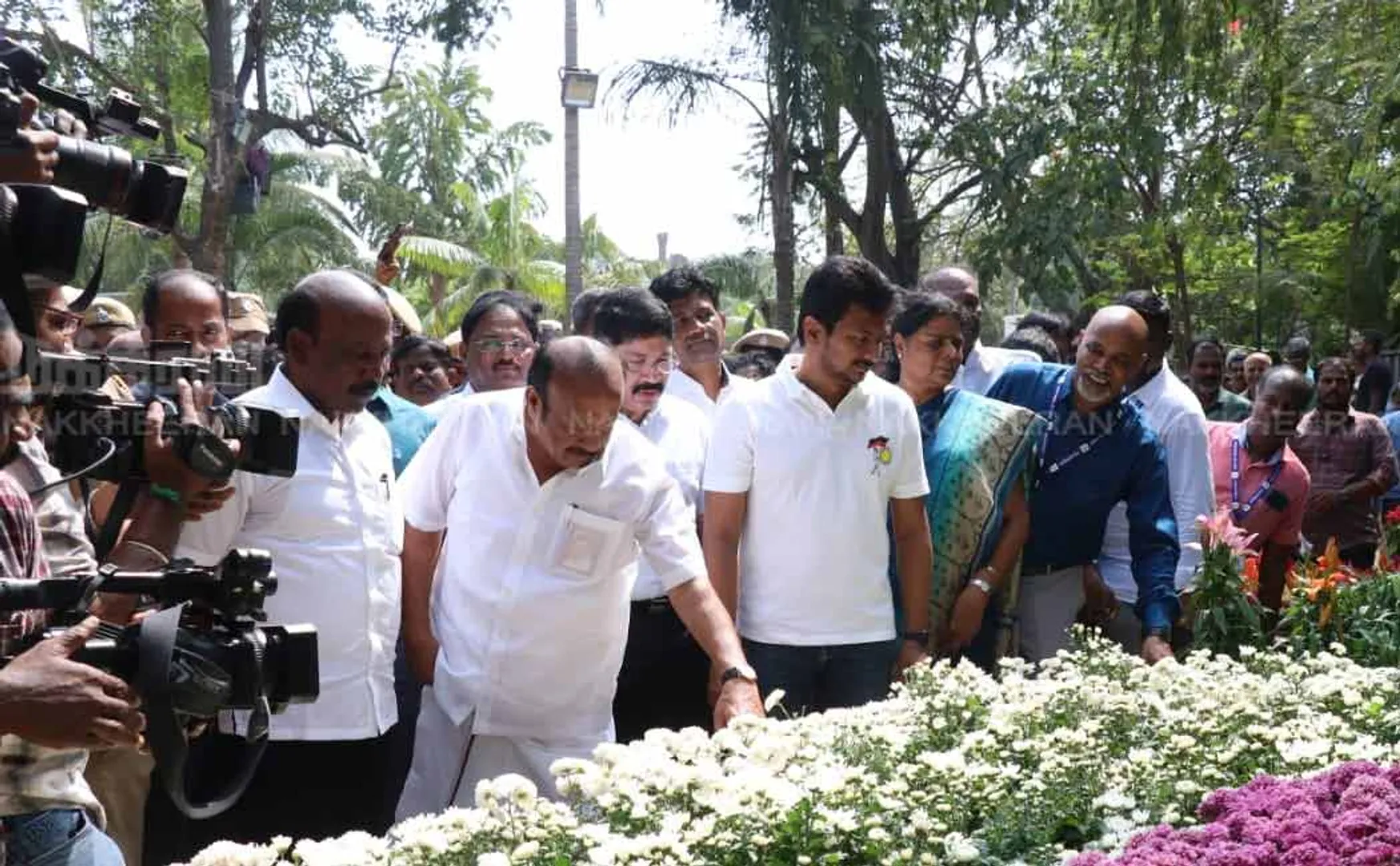 Minister Udayanidhi inaugurated the flower exhibition in Chennai