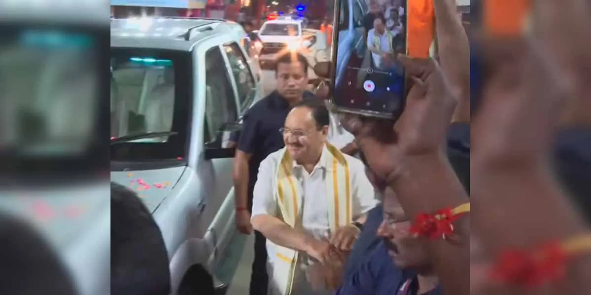 'The street lights were switched off when I arrived' - JP Nadda