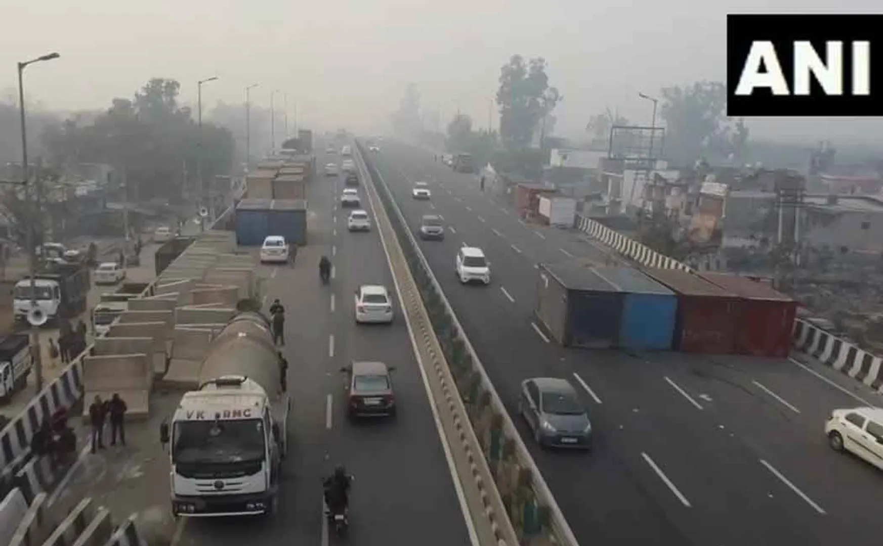 Central govt failed to negotiate with farmers Extreme security in Delhi