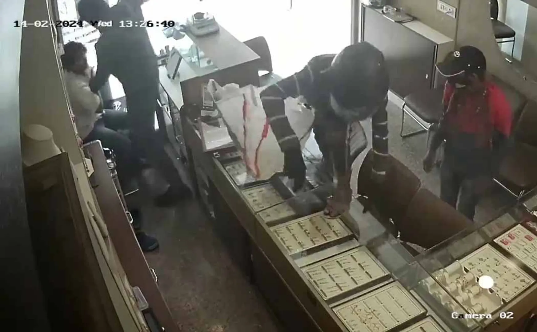 beaten the jewelry store owner and steal jewelry