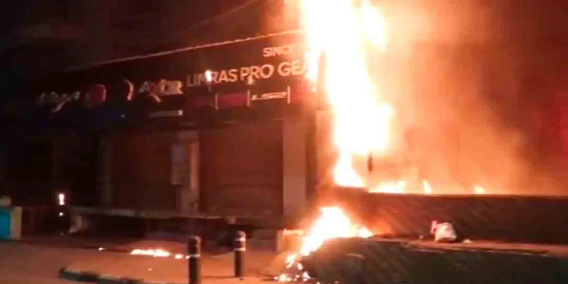Poultry shop fire incident-Police investigation