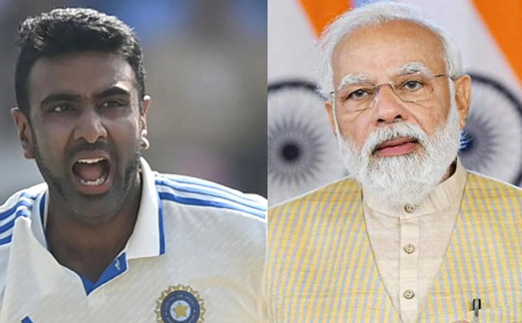 Greetings Prime Minister Modi for Ashwin's record of taking 500 wickets