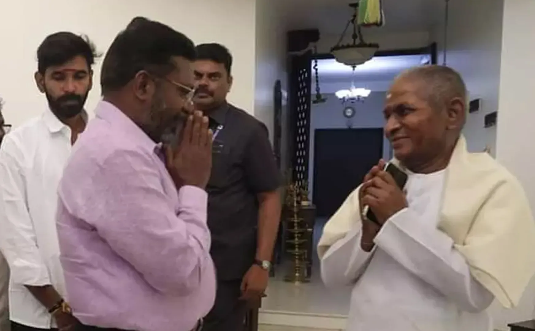 thirumavalavan meets ilaiayraaja 