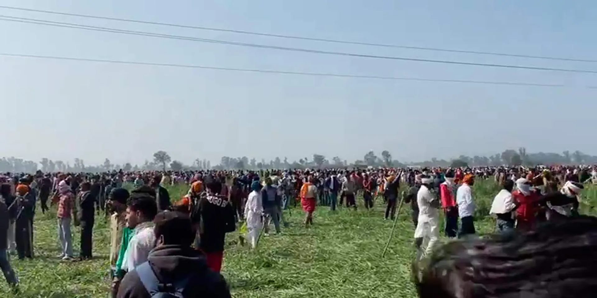 A young farmer was lose their live in tear gas attack!