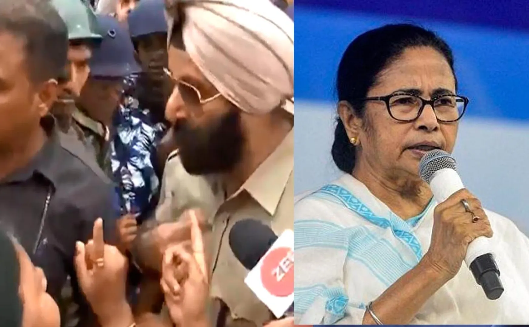 Mamata Banerjee strongly condemns BJP who crictized a police wear a turban