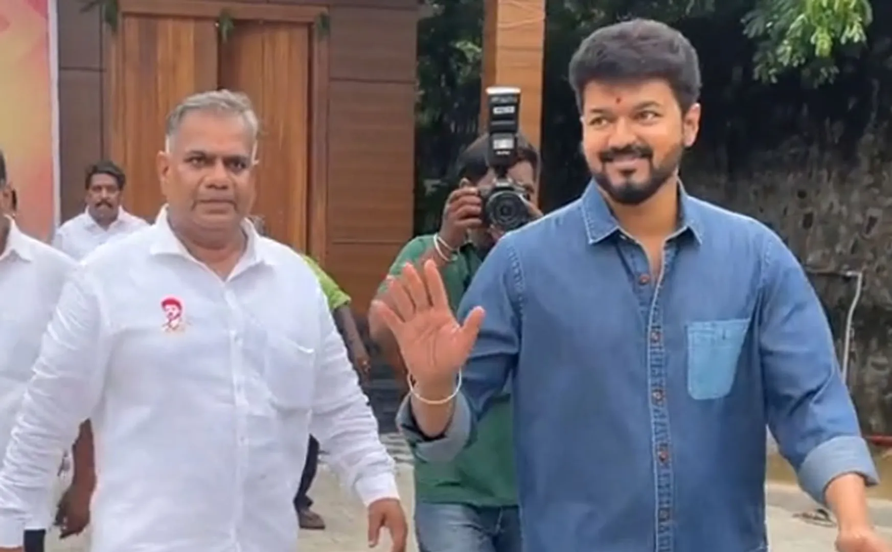 tvk bussy anand about vijay meeting with peoples