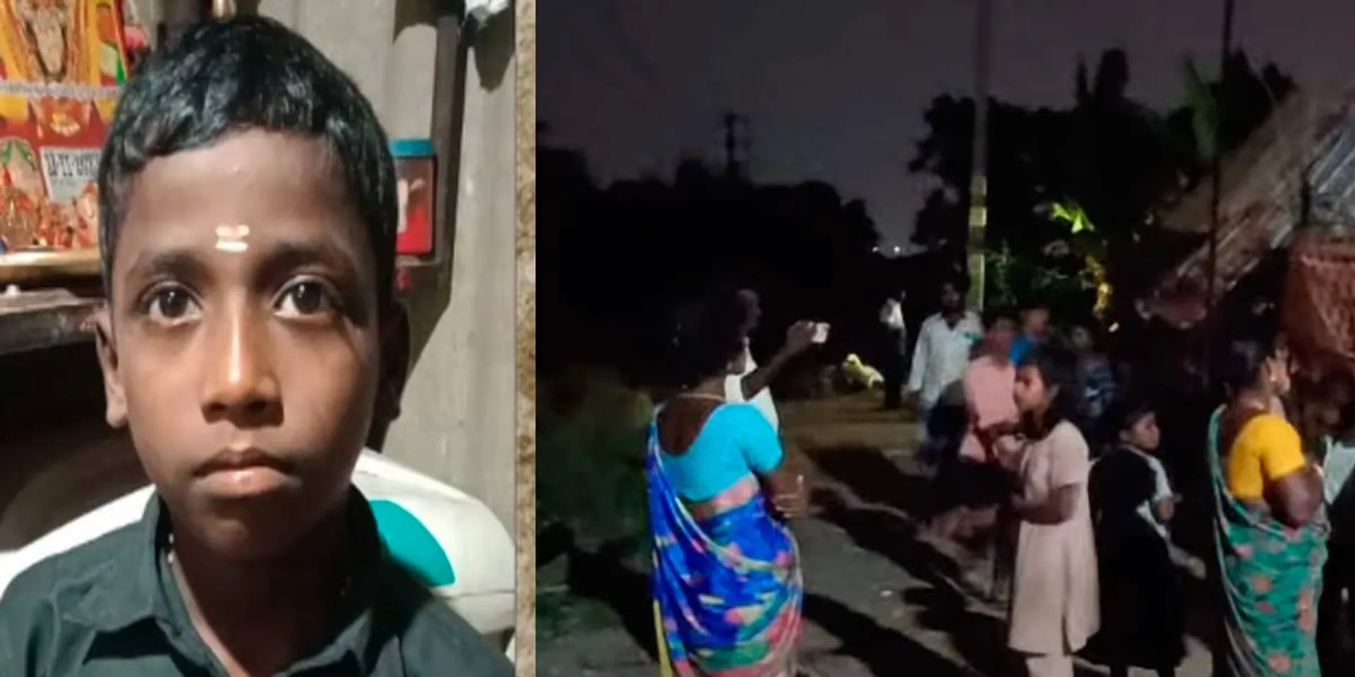 A boy lose their live due to electric shock while turning on the borewell switch