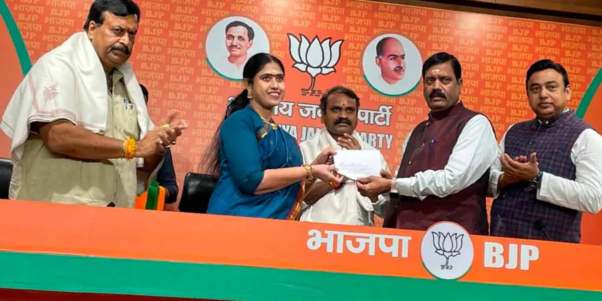 Vijayatharani resigned as MLA