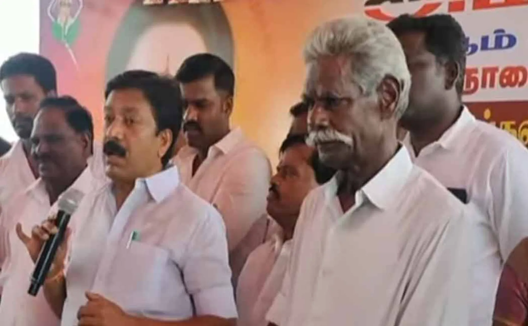 the former minister CV shanmugam who slammed the BJP