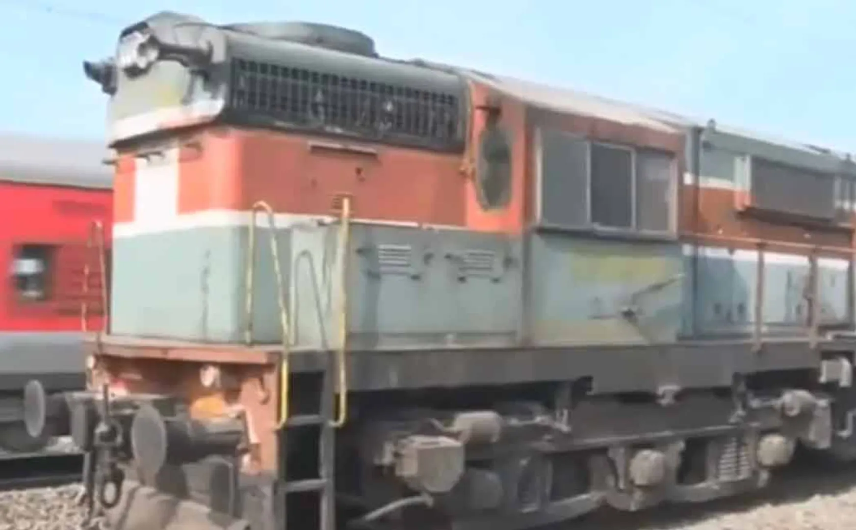 A freight train ran without a driver