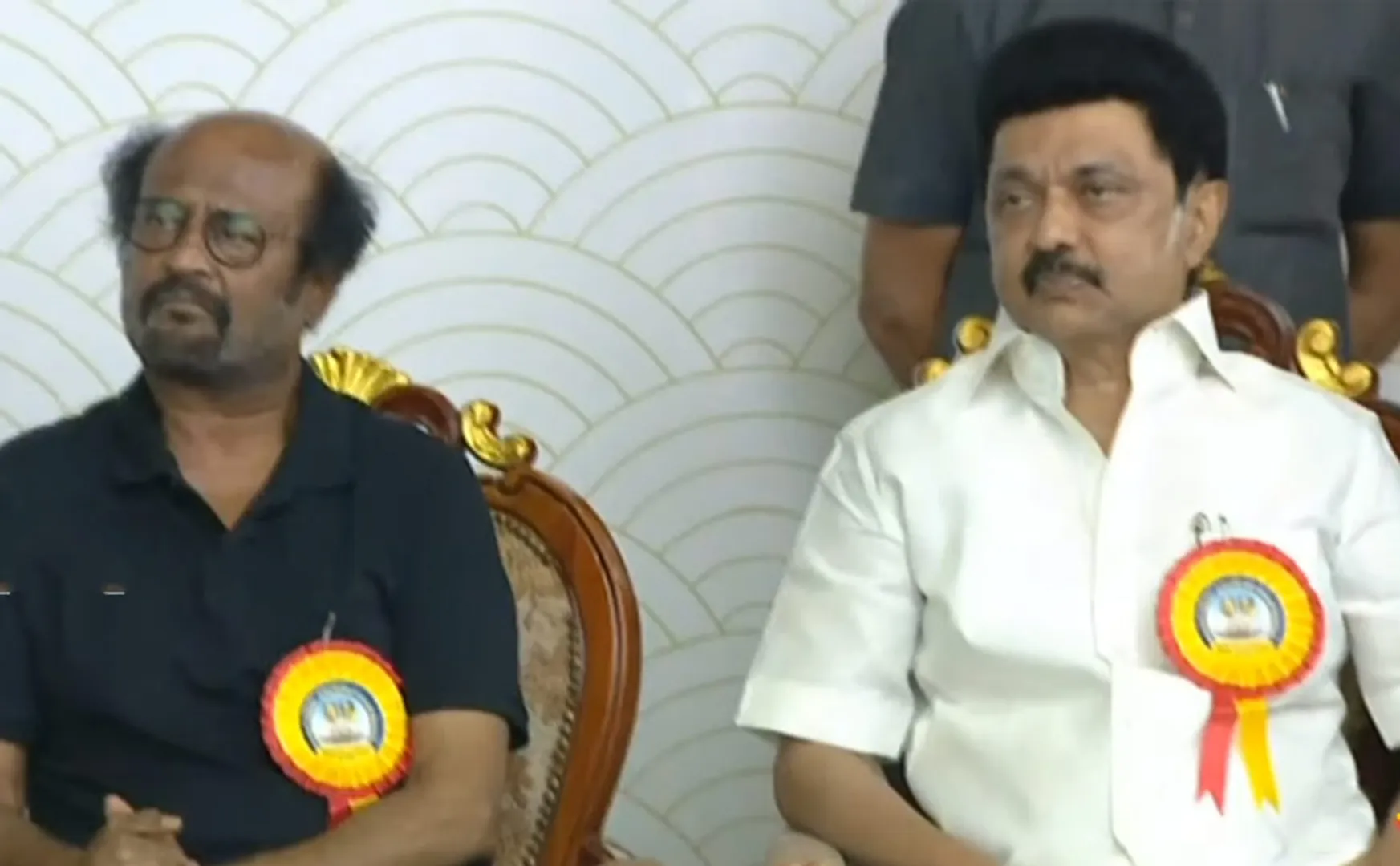 rajini at kalaignar memorial opening ceremony
