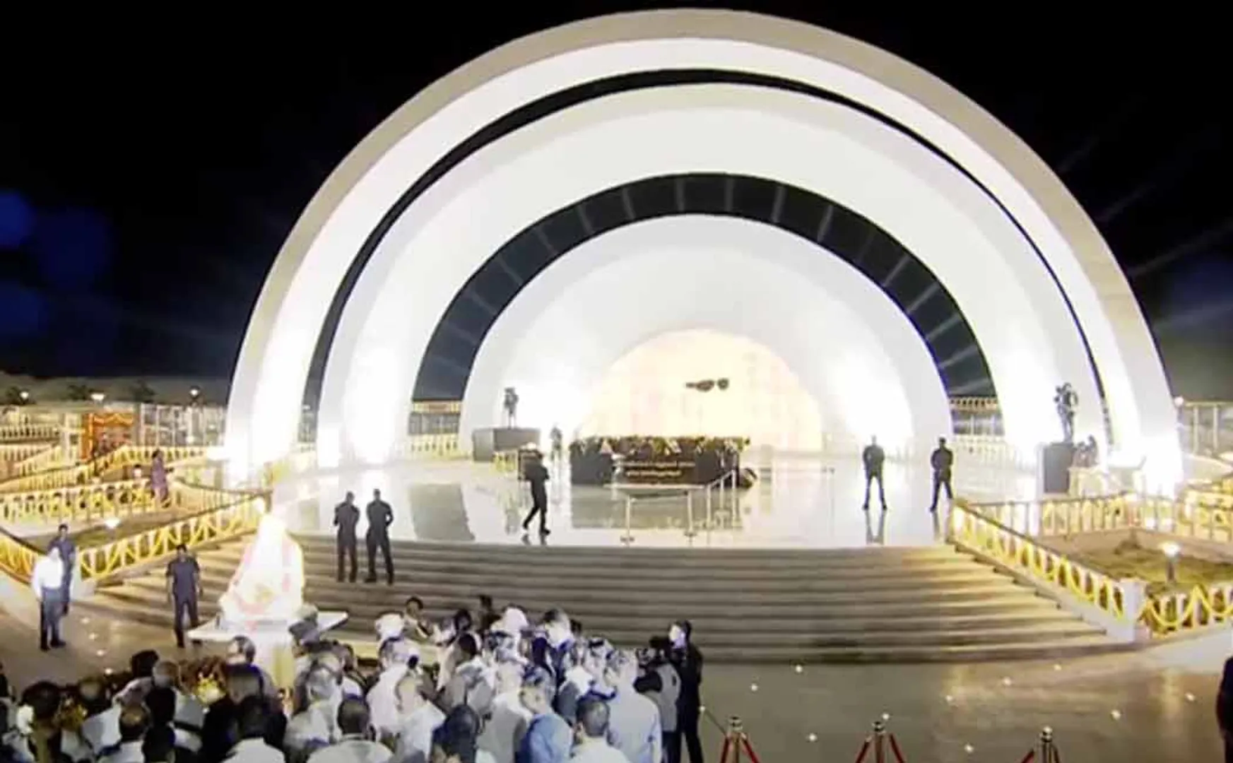 The kalaignar memorial was inaugurated by CM MK Stalin