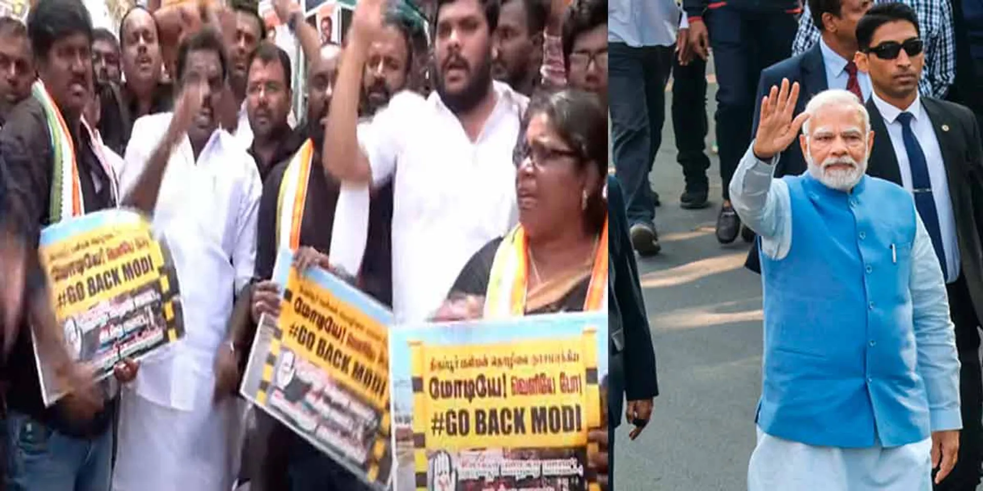  'Go back... Go back...'- Youth Congress struggle