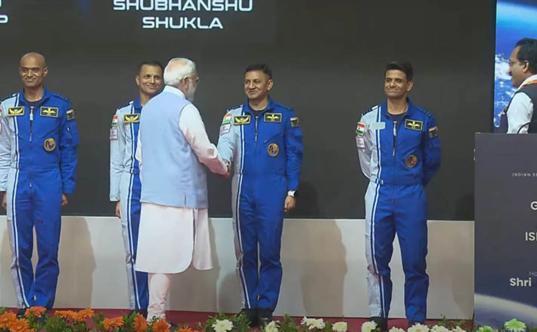 Prime Minister Modi's announcement on Indian astronauts in space