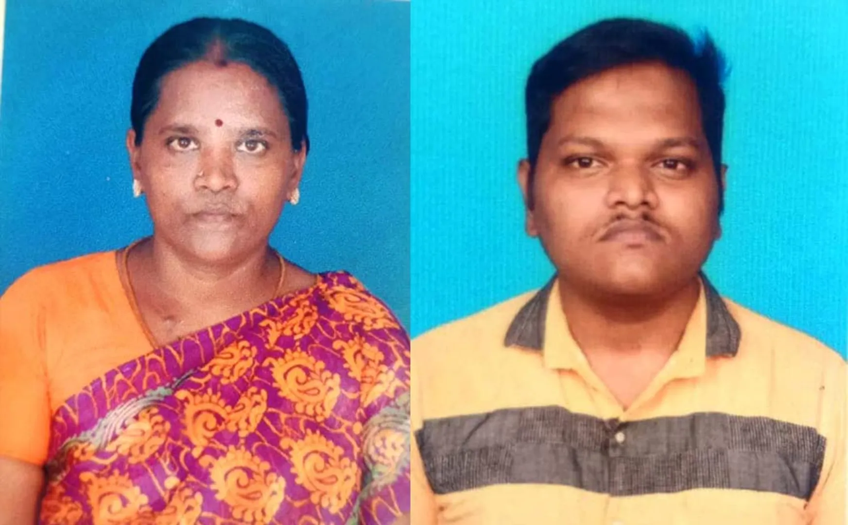Son and wife lost their lives  while  father was arrested in a theft case 